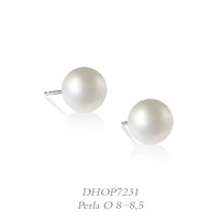 Boucle d'oreilles unique Donna Oro Femme Luce in Or blanc Perla DHOP7231 - DHOP7231
